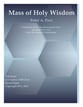 Mass of Holy Wisdom Three-Part Mixed choral sheet music cover